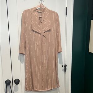 Pink silk MM LAFleur dress